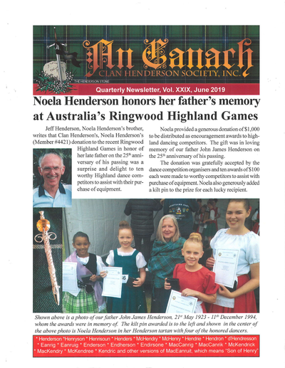 An Canach Q2 (Apr-Jun) - May Issue 2019