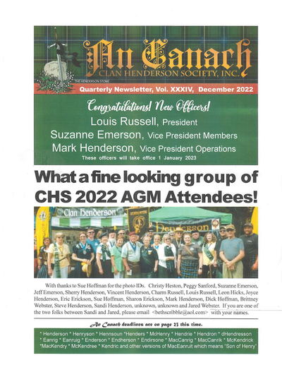 An Canach Q4 (Oct-Dec) - November Issue 2022